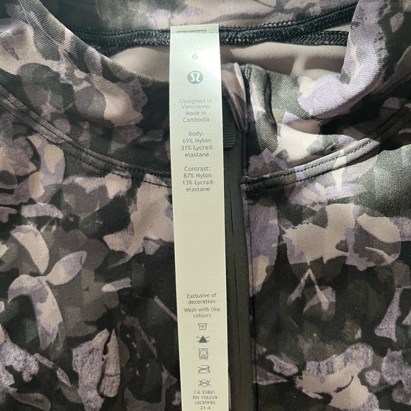 Lululemon Luxtreme Running 1/2 Zip Pullover Top 6 New without tag - Picture 4 of 5